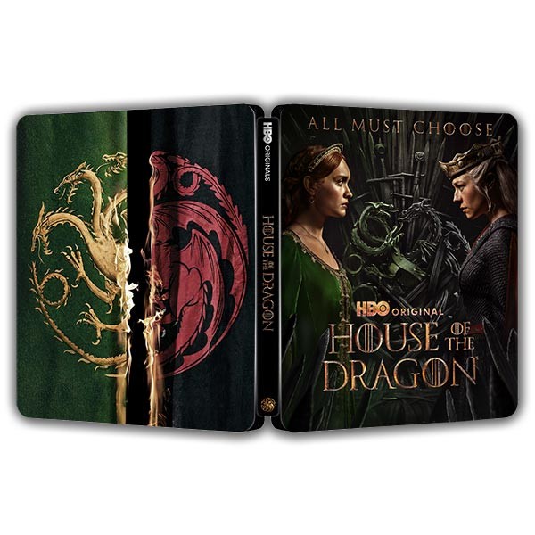 HBO MAX - บ้านแห่งมังกรฤดูกาล 2 TVfans Steelbook | กล่องแฟนตาซี