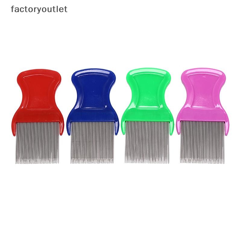 Flth หวีสแตนเลสสําหรับหัวเหาสกัดเด็กสัตว์เลี้ยงหมัดหวีคูตี้ Vary