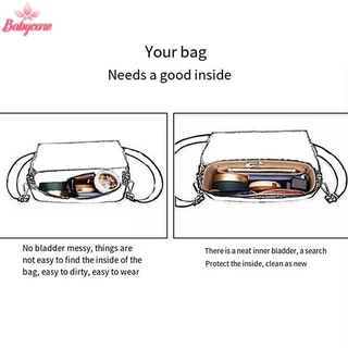 BYCE> 1PC Felt ใส่กระเป๋า,แต่งหน้า, Liner Perfect สําหรับกระเป๋าถือผู้หญิงสําหรับและกระเป๋าเครื่องสําอางใหม่