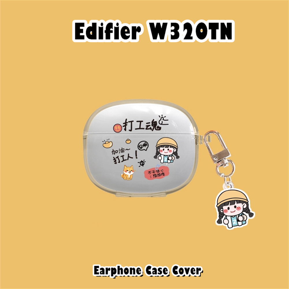 Trend Frontfor Edifier W320TN Case เคสหูฟังปลอกซิลิโคนอ่อนนุ่มการ์ตูนใส