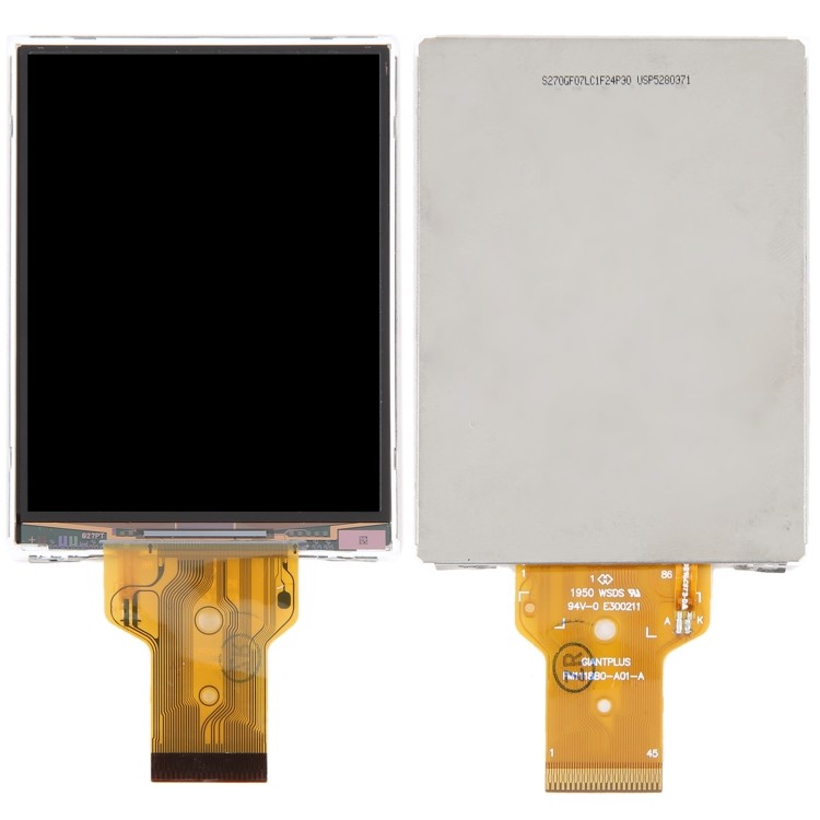 สําหรับ Sony DSC-W320 / DSC-WX60 / DSC-WX80 / DSC-W730 / DSC-W380 / DSC-W570 / DSC-W830 จอแสดงผล LCD