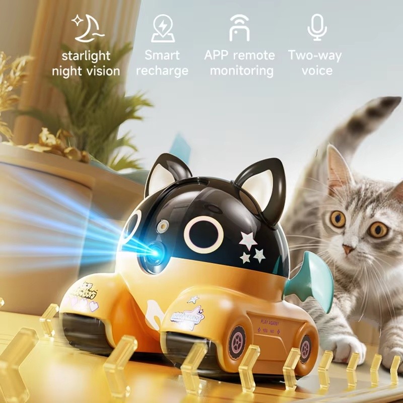 2025 ใหม่สัตว์เลี้ยงแมวสุนัขกล้องสองทางเสียงกล้องเด็ก 360 องศากล้อง อินเตอร์เน็ตไร้สาย มือถือ อินเตอร์เน็ตไร้สาย การตรวจสอบเครื่องจอภาพ