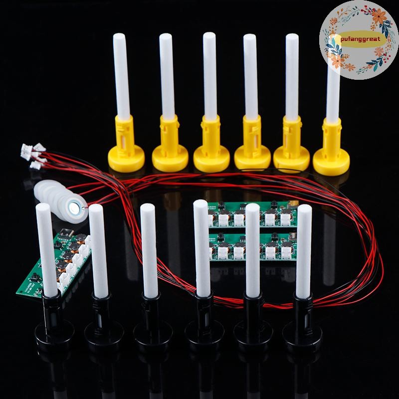 Pufanggreat USB Humidifier DIY ชุด Mist Maker Driver Circuit Board Fogger Atomization ฟิล์ม Atomizer แผ่นวงเล็บผ้าฝ้าย TH