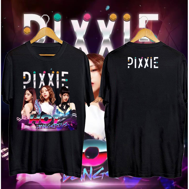 สาวไทย ร้องเพลง กระโดด วง Pop Pixxie T-SHIRT เสื้อพิมพ์ลาย
