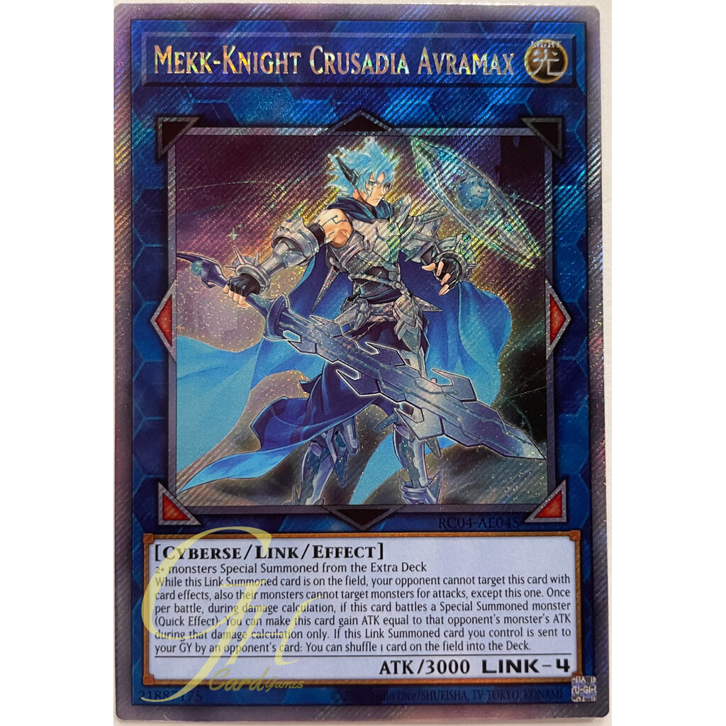 Yugioh [RC04-AE045] Mekk-Knight Crusadia Avramax (Extra Secret Rare)