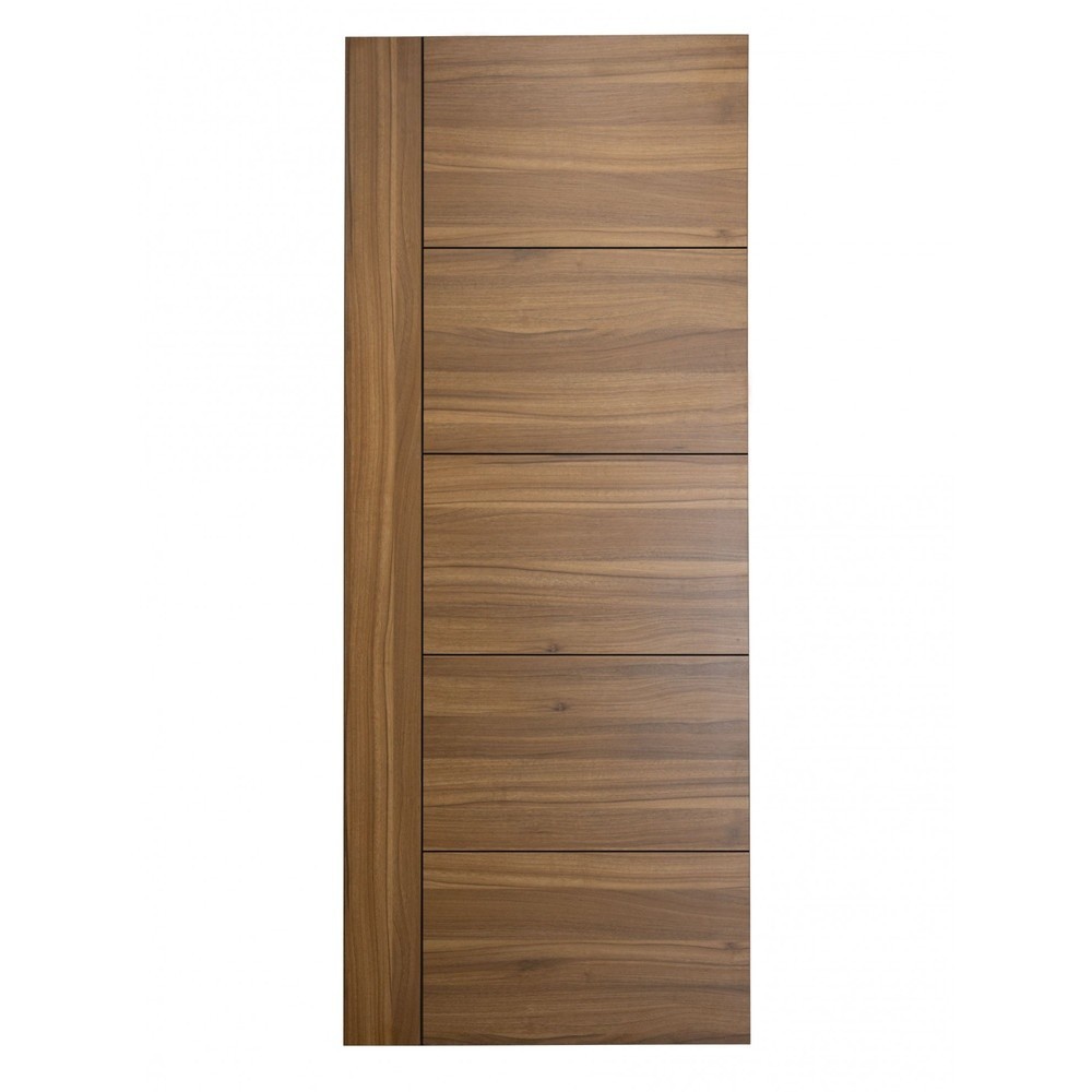 GlobalHouse HOLZTUR ประตูเมลามีน MD-FC05-2  80x200ซม. Thai Teak สินค้าของแท้คุณภาพดี
