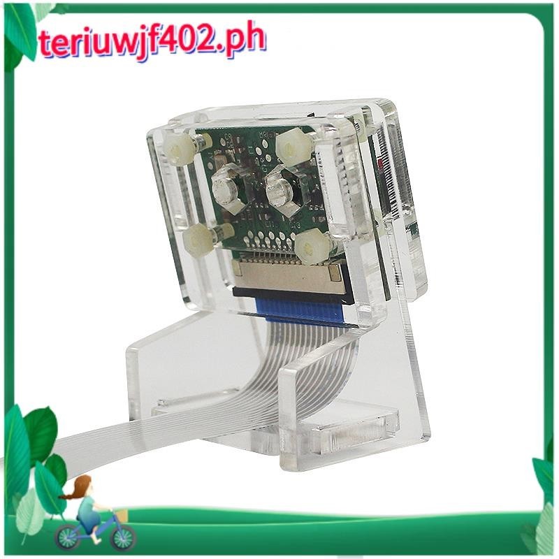 【●ที●Ov5647 Mini Camera Acrylic Holder Transparent Webcam Bracket สําหรับกล้อง Raspberry Pi 3