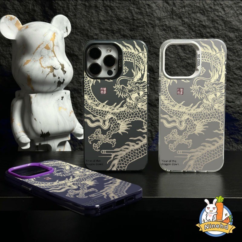 Redmi A1 12C Redmi Note 12 11 10 9 8 Pro Redmi10C 9A Xiaomi 11 Lite Poco X3 ขั้นสูง สร้างสรรค์ เจ๋ง มังกร เคสโทรศัพท์ ป้องกันเลนส์ ป้องกันการตก ฝาครอบป้องกัน แบบนุ่ม