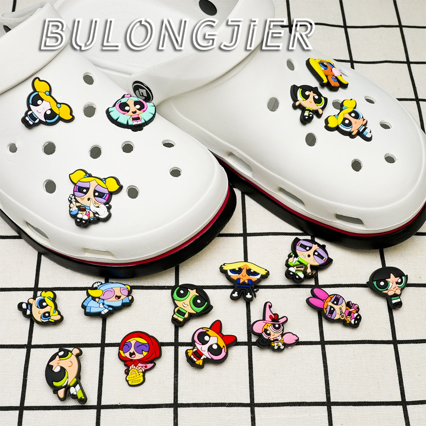 กระดุมติดรองเท้า Croc Jibz Pins หลากสีสัน DIY