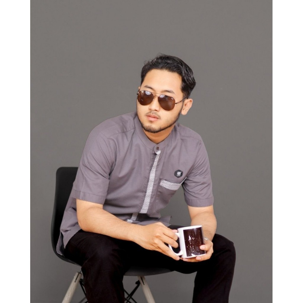 ใหม่ล่าสุด MOSPED SHORT SLEEVED KURTA ผู้ใหญ่เสื้อผ้ากล้ามเนื้อผู้ชาย KURTA ARHAN - MOSPED