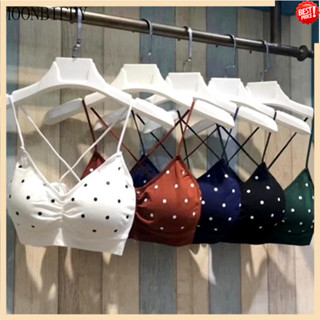 ผู้หญิง เปิดหลัง ดันทรง กีฬา บราเล็ตต์ ลายจุด คอวี บราเซียร์…