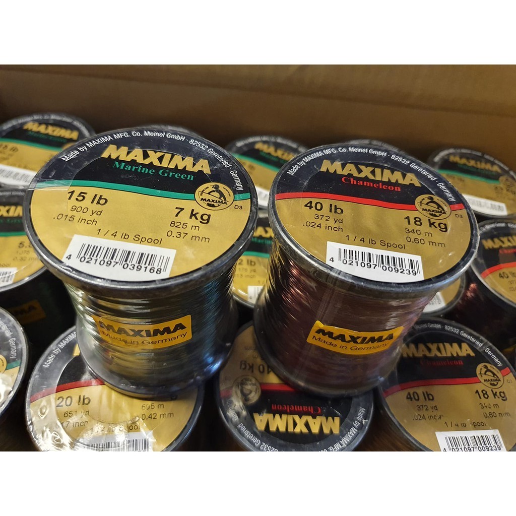 สายเอ็นตกปลา สายเอ็น MAXIMA 1/4 lb  spool