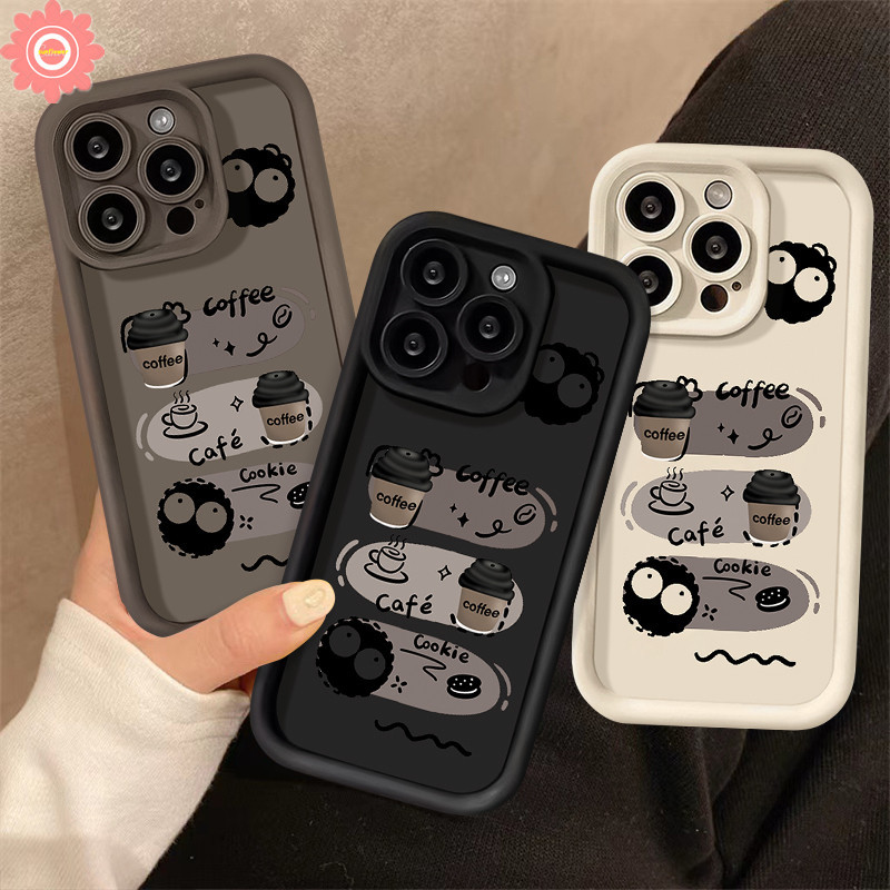 เคสโทรศัพท์มือถือ ลายการ์ตูนคุกกี้ กาแฟ สําหรับ VIVO Y27s Y17 Y17s Y36 Y16 Y12 Y22s Y27 Y35 Y15 Y21 Y22 Y02 Y33s Y12i Y21s V25 Y20i Y91 Y91C Y93 Y02T Y20 Y15s V29 Y30 Y31 Y11 Y20s Y15A