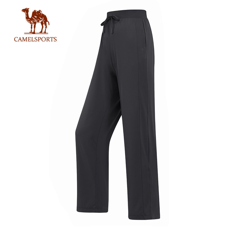 CAMEL SPORTS กางเกงขายาวลําลอง ผ้าเรยอน ขากว้าง ระบายอากาศ แห้งเร็ว ป้องกันแดด แฟชั่นฤดูใบไม้ผลิ และฤดูร้อน สําหรับสตรี