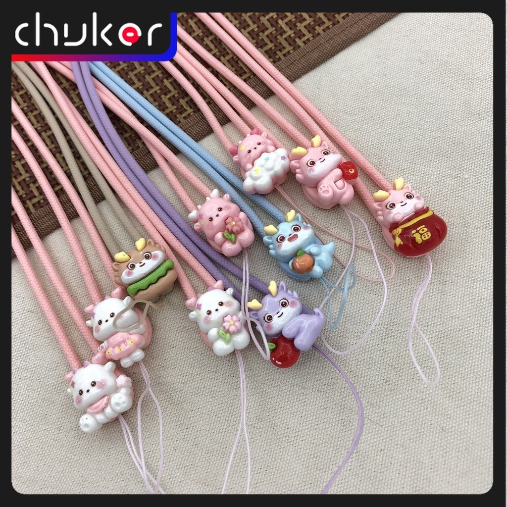 เชือกซิลิโคน ป้องกันการสูญหาย สําหรับห้อยคอ ใส่บัตรนักเรียน บัตรทํางาน ของขวัญปีมังกร