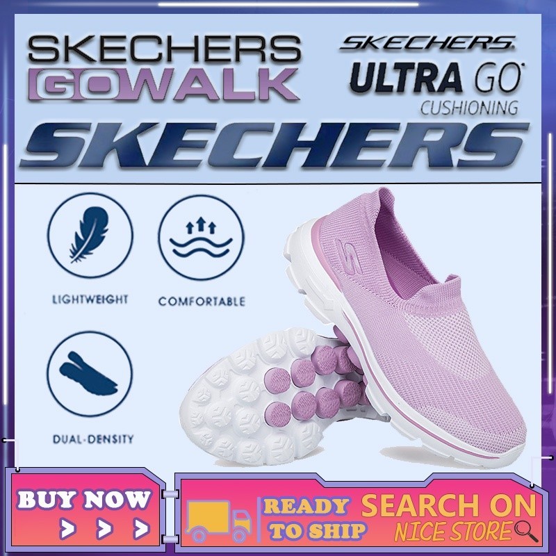 [รองเท้าผ้าใบผู้หญิง]] Skechers_go WALK รองเท้าผ้าใบ สลิปออน ผู้หญิง รองเท้ากีฬา Kasut Walking Lady Perempuan Wanita Lawa ของขวัญ