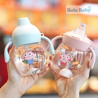 สินค้าพร้อมส่ง แก้วหัดดูด BPA free แก้วหัดดื่มกันสำลัก แก้วน้ำเด็ก ปากเป็ดกันสำลัก ขนาด 9 ออนซ์ SB6766