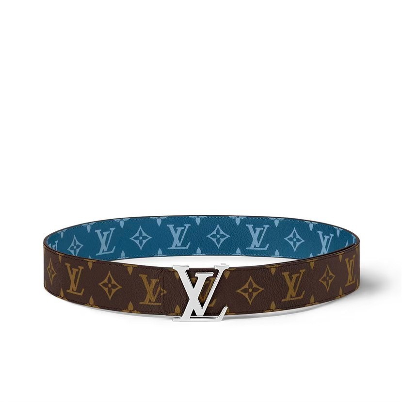 Louis Vuitton เข็มขัดรุ่น LV Initiales ขนาด 40 มม. ใส่ได้ทั้งสองด้าน Lv Men's Belt Full Set