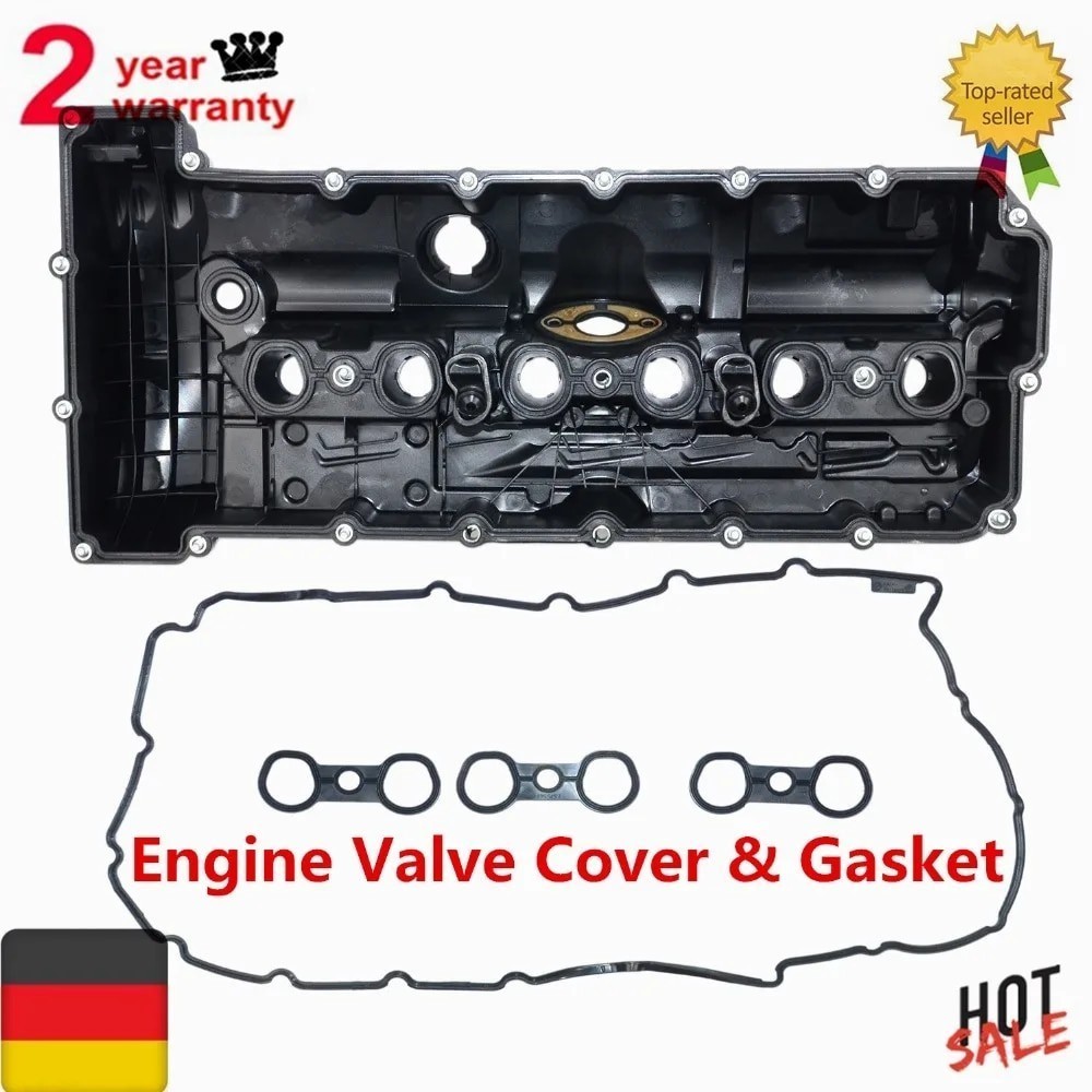 QP03 Engine Valve Cover Kit For BMW E60 E65 E66 E82 E90 E70 Z4 X3 X5 128i 328i 528i N52  12 7 552 28