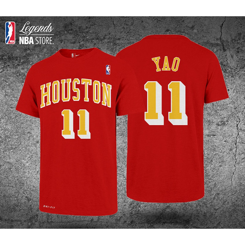 NBA - Houston Rockets 11 Yao Ming 2004 -05 เสื้อบาสเก็ตบอลเสื้อยืด