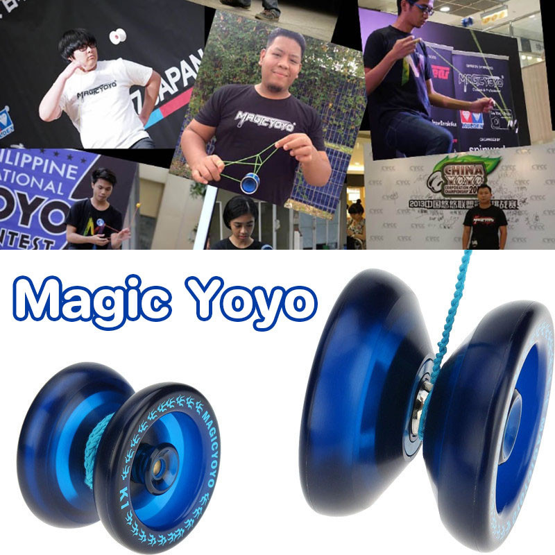 โยโย่ Magic Yoyo แบริ่งกับสายปั่นสําหรับเด็ก ของเล่นเมจิก
