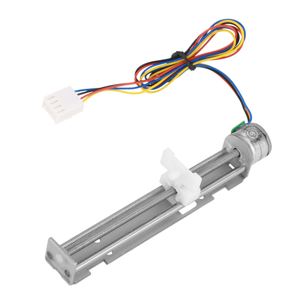 [CSS]มอเตอร์สเต็ปเปอร์ DC 12V พร้อมตัวเลื่อนน็อตสกรูเชิงเส้นสําหรับเครื่องแกะสลักเลเซอร์ DIY