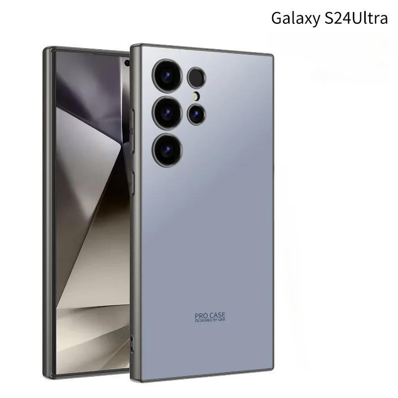 Gkk หรูหรา AG Matte Skin Feeling เคสโทรศัพท์กันกระแทกสําหรับ Samsung S25 Ultra S24 S23 Ultra PC Anti