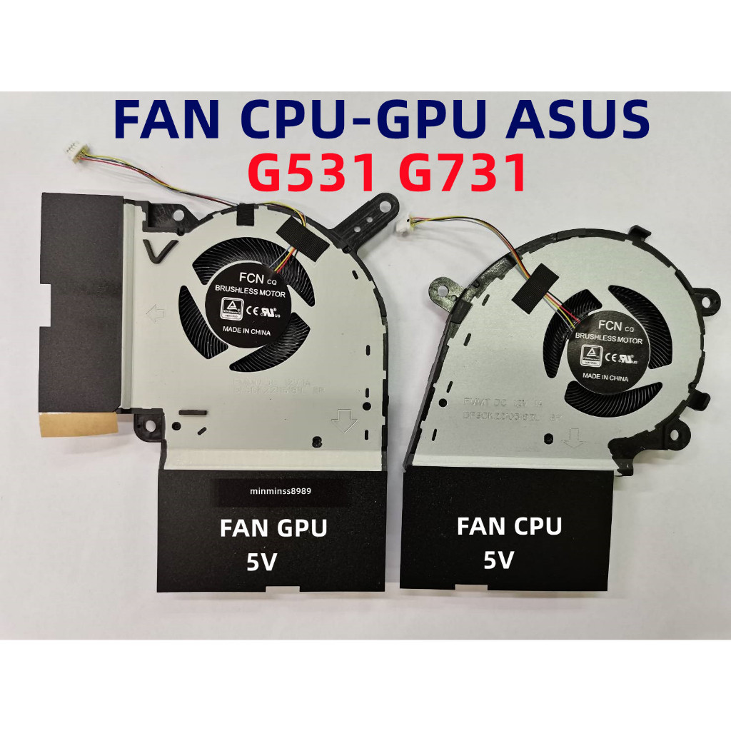 NF14พัดลมระบายความร้อนสําหรับ Fan Asus G731 G531 G531G G531Gt G531Gu G531Gd CPU-GPU CD 5V-12V (FA5157) (FA5158)
