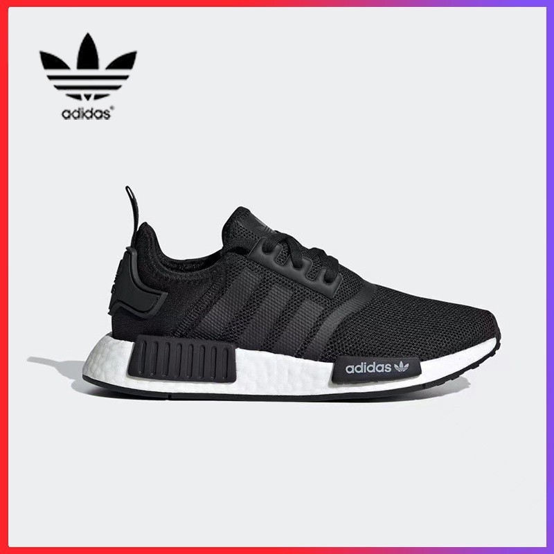 ของแท้อย่างเป็นทางการ Adidas Clover NMD_R1ผู้ชายและผู้หญิงรองเท้าวิ่ง