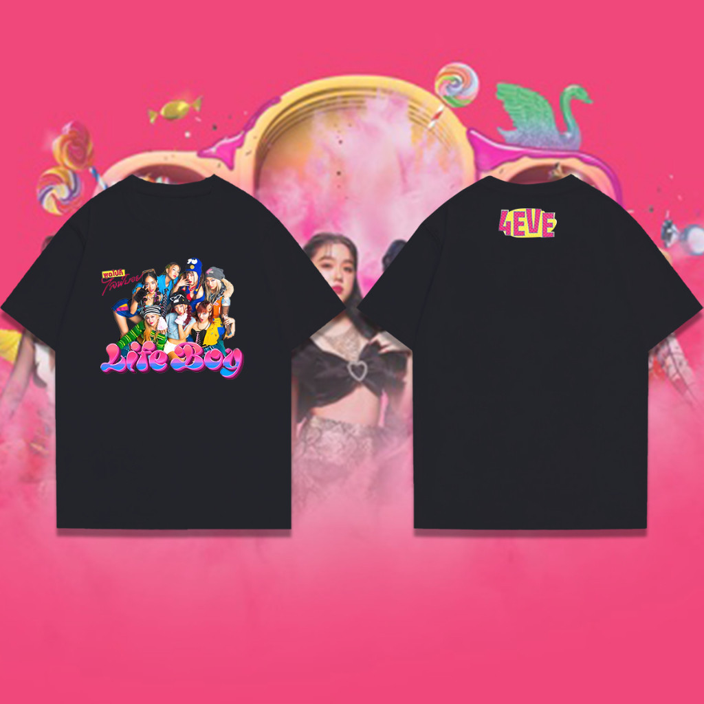 4EVE เสื้อยืดคอกลมแขนสั้นพิมพ์ลาย  Life Boy T-shirt