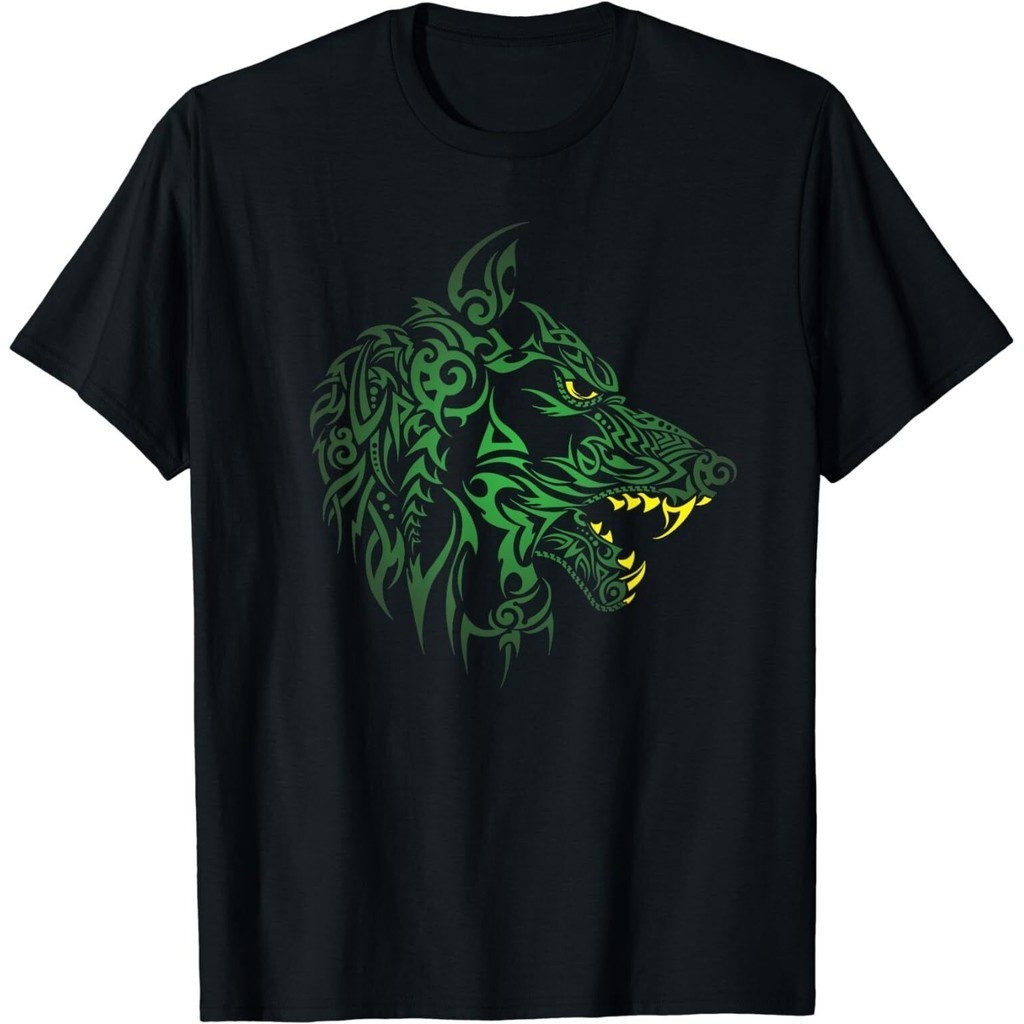 Viking Celtic Fenrir - เสื้อไวกิ้ง Wolf Of Odin