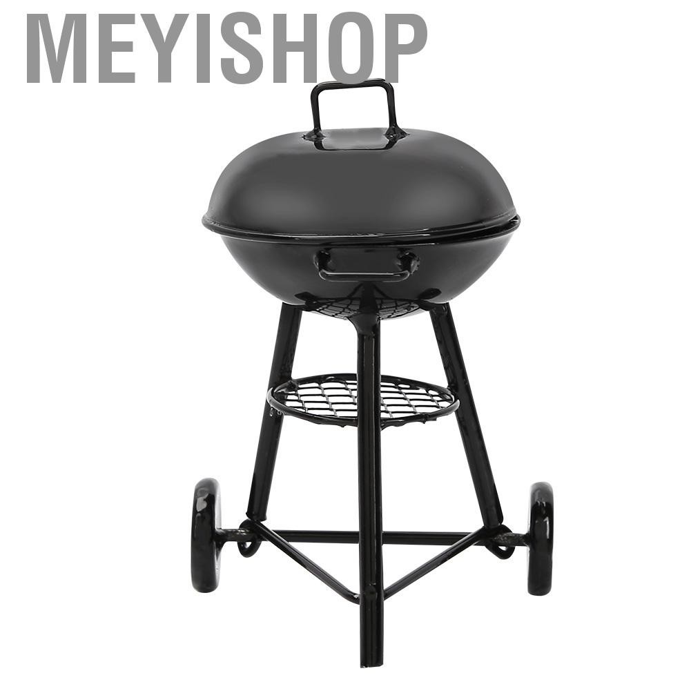 Meyishop Dollhouse Outdoor Accessory Doll House Oven BBQ