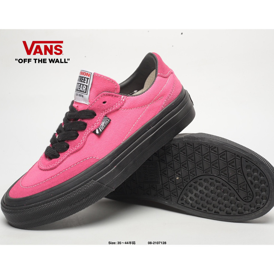 Vans Vision Street Wear Dopamine Dragon Fruit Color Matching รองเท้าสเก็ตบอร์ดใหม่เอี่ยม FFLATTOP Se