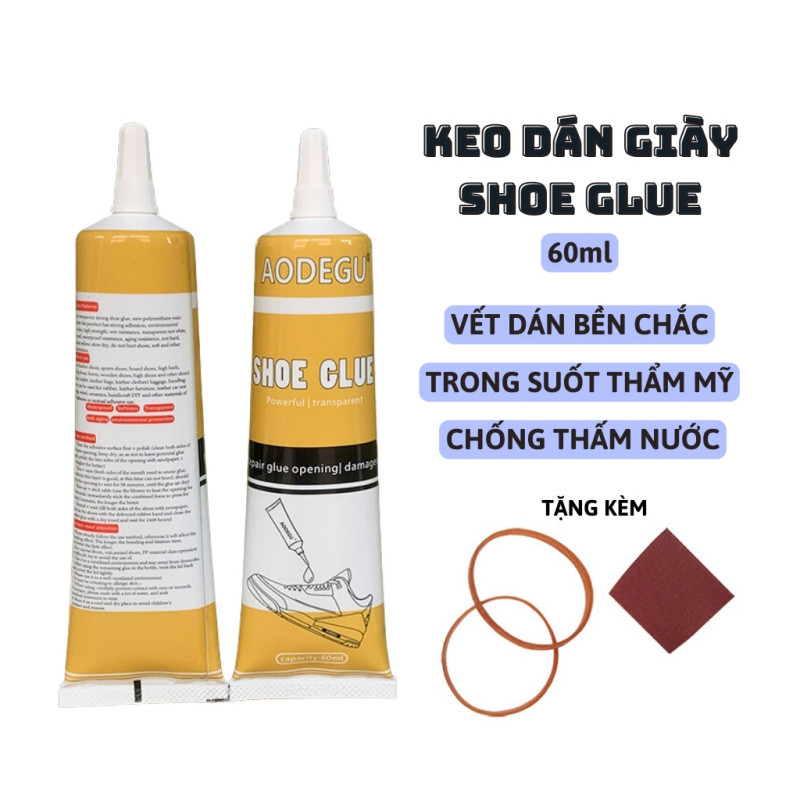 กาวติดรองเท้าเฉพาะ 60 มล. กาวติดรองเท้ากีฬากาวซุปเปอร์ทนความร้อนแบบใสไม่ทําลายผิว-SU888