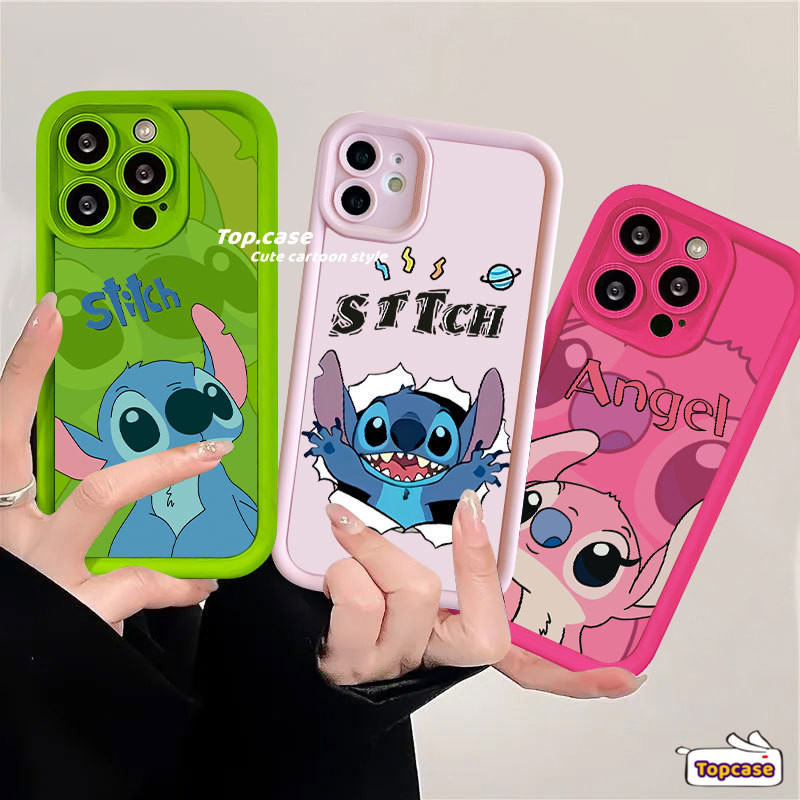 เคสโทรศัพท์มือถือ แบบนิ่ม ลายการ์ตูน Stitch น่ารัก สําหรับ OPPO A79 A38 A18 A58 A17 A17k A78 A57 A5s A76 A96 A16 A16s A15 A15s A16k A77s A7 A3s A5 A9 2020 A54 A74 A95 A94 A93 A53 2020