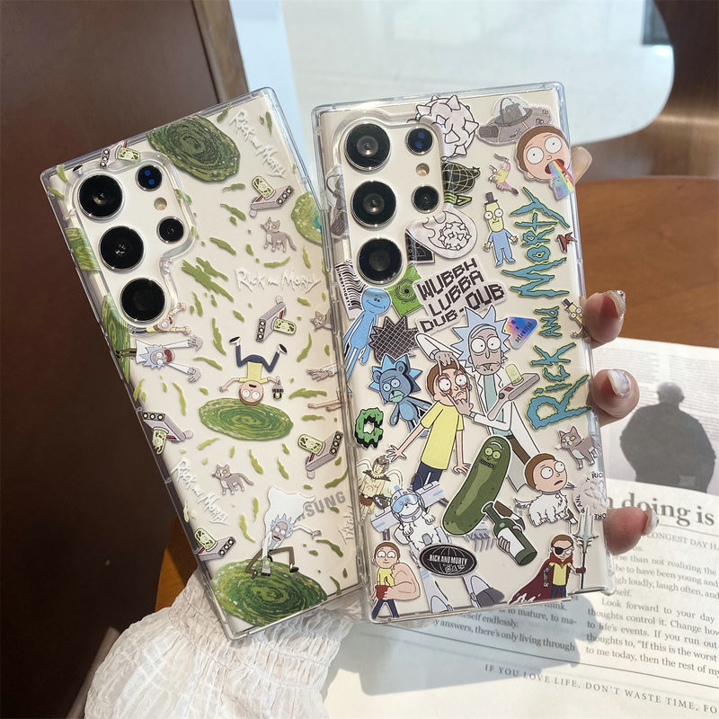 เคสโทรศัพท์มือถือ TPU กันกระแทก สําหรับ Samsung Galaxy S24 Ultra S24Plus S24 S23 Ultra S23 Plus S22 Ultra S22 S21 Ultra Note20 Ultra Note10Plus A53 A54 A33 A34 A55 A24 S23FE