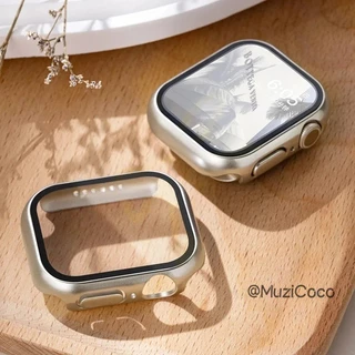 กระจก และฝาครอบ ป้องกันหน้าจอ อุปกรณ์เสริม สําหรับ Apple Watch Series 9 8 7 6 SE 5 4 3 IWatch Ulrta 49/45/41/44/40 มม. 42 มม. 38 มม.