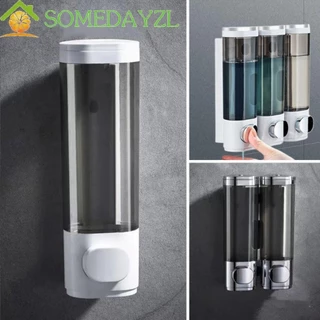 Somedayzl กล่องจ่ายสบู่เหลว แบบติดผนัง 1/2/3 หัว ไม่ต้องเจาะรู สําหรับบ้าน