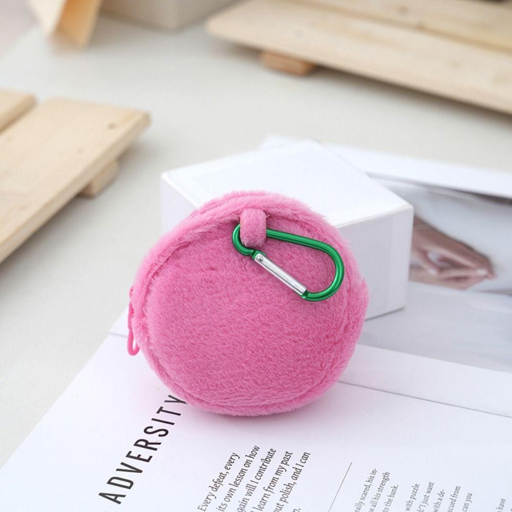 ท็อปบิวตี้ กระเป๋าสตางค์ ที่เก็บหูฟัง พิมพ์ตัวอักษร กระเป๋าใส่เหรียญ แฟชั่นตุ๊กตาการ์ตูน สีชมพู กระเป๋ามินิ - รูปที่ 6