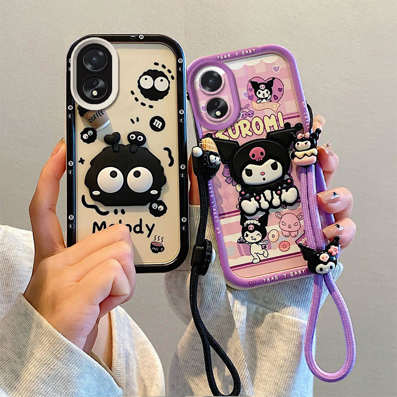 เคส oppo a17 เคสโทรศัพท์ตุ๊กตา 3D น่ารักสําหรับเคส เคส oppo a17k