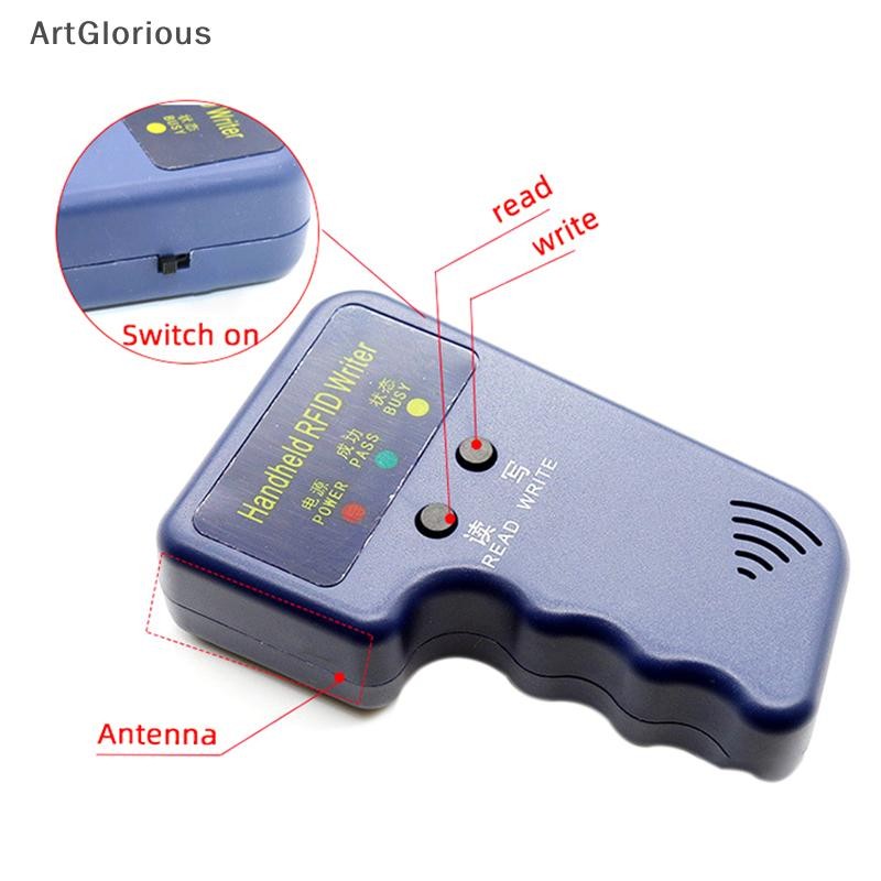 Art 125KHz Rfid Card Reader Rfid เครื่องถ่ายเอกสาร Duplicator Key Writer Programmer ID Card Cluster Programmer Writable Key การ์ด Keyfobs N