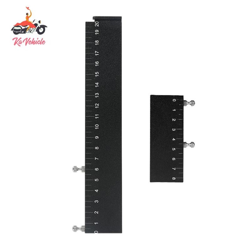 [Whstrong] Diy Hook Tool อุปกรณ์ตกปลา Professional วัดไม้บรรทัดมัลติฟังก์ชั่น Loop Tyer Hook Tier อลูมิเนียมอัลลอยด์สายไม้บรรทัด