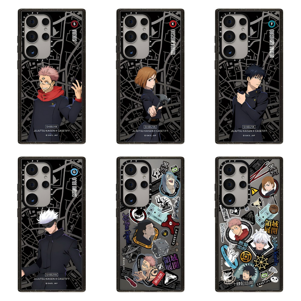 อะนิเมะ Jujutsu Kaisen เคสโทรศัพท์โปร่งใสสําหรับ Samsung Galaxy S22 S23 S24 S25 S26 Plus Ultra