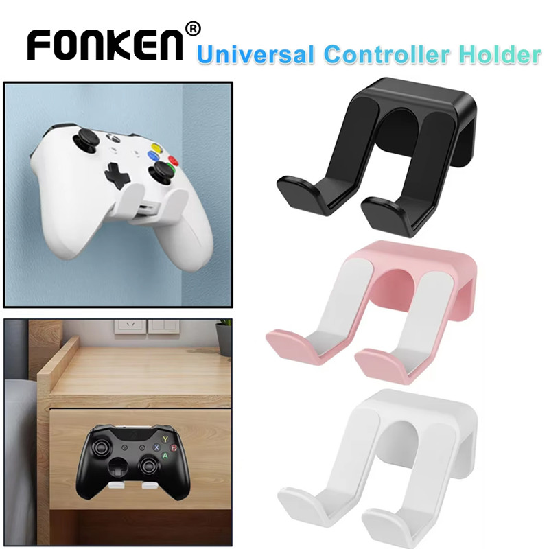 Fonken ตัวควบคุมเกม Wall Mount Gamepad ชุดหูฟังแขวนขาตั้ง Wall Holder แขวนสําหรับ PS5 PS4 สวิทช์ Pro Xbox