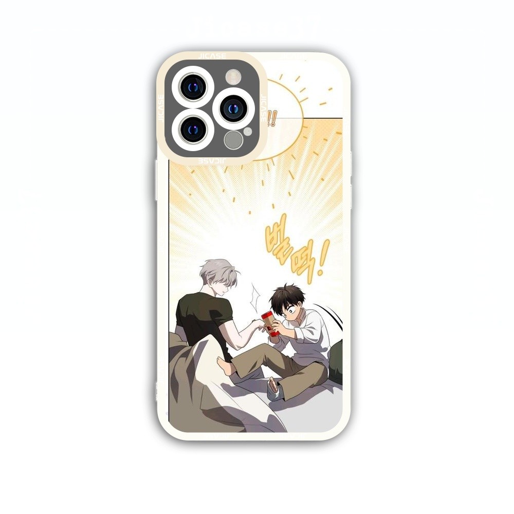 เคส iPhone Square Edge Samsung Xiaomi Oppo Manhwa boylove Passion character Ilay vs Taeil