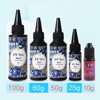 ขวดกาวเรซิน UV 10 กรัม/25 กรัม/50 กรัม/60 กรัม/100 กรัม UV, กาวอีพอกซีเรซินที่มีความโปร่งใสและแข็ง