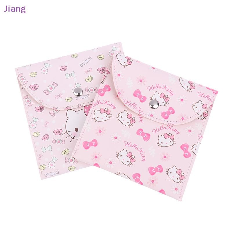 [Jiang] Sanrio Hello Kitty กระเป๋าเก็บผ้าอนามัยผู้หญิง Tampton Organiser กระเป๋าหูฟังมัลติฟังก์ชั่นกระเป๋าใส่เหรียญ TH