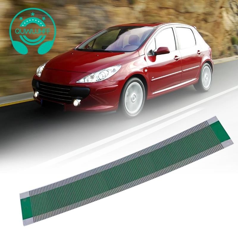 (quwujhff) อุปกรณ์ฟอยล์เชื่อมต่อแดชบอร์ด หน้าจอ LCD สําหรับ Peugeot 307 407 408
