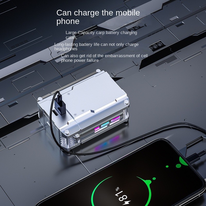 ใหม่ หูฟังบลูทูธไร้สาย DX-08 ความละเอียดสูง สไตล์พังก์ สําหรับสเตอริโอ 5.3