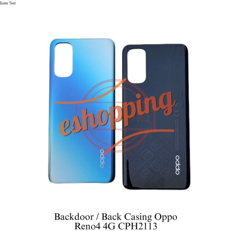 ฝาหลัง Backdoor Backcover Oppo Reno 4 4G CPH2113 ฝาหลัง